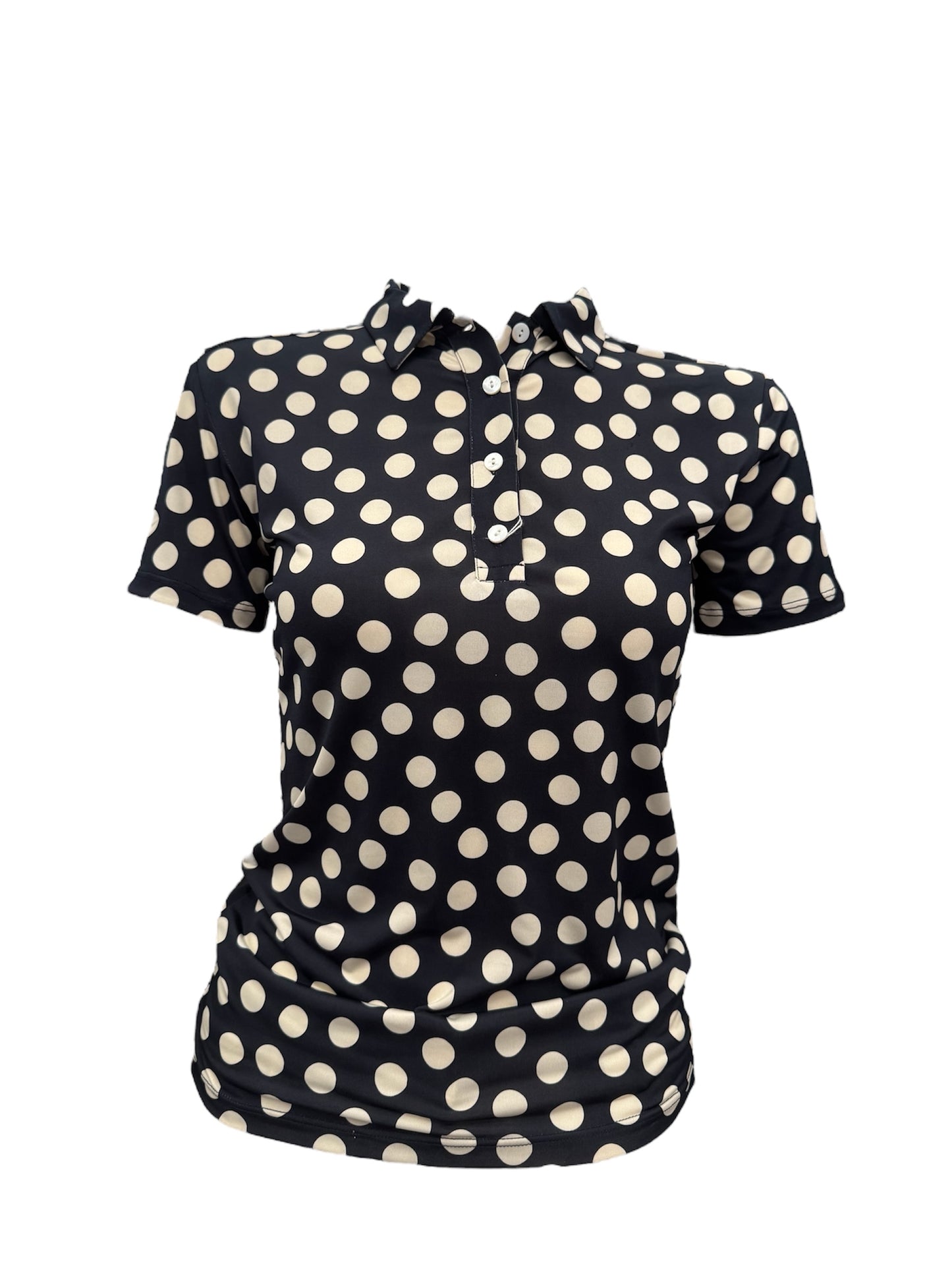 Polo femme petit pois