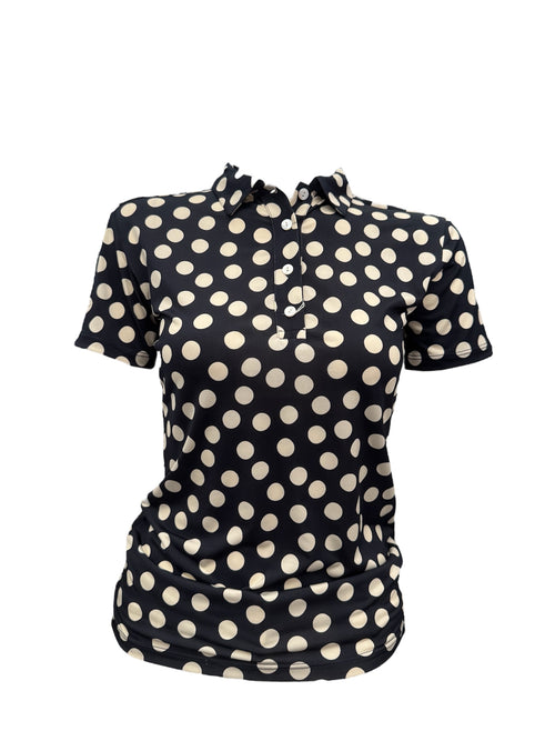 Polo femme petit pois