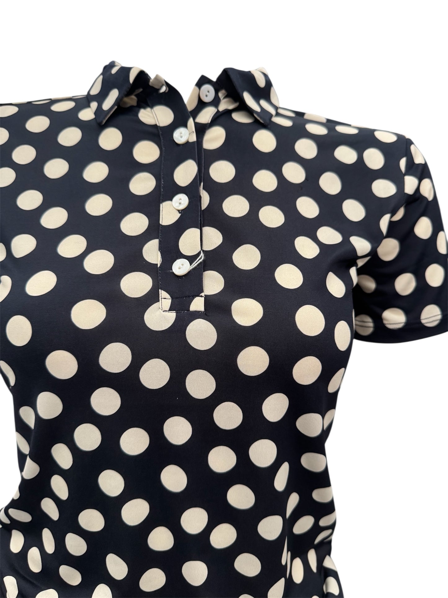 Polo femme petit pois