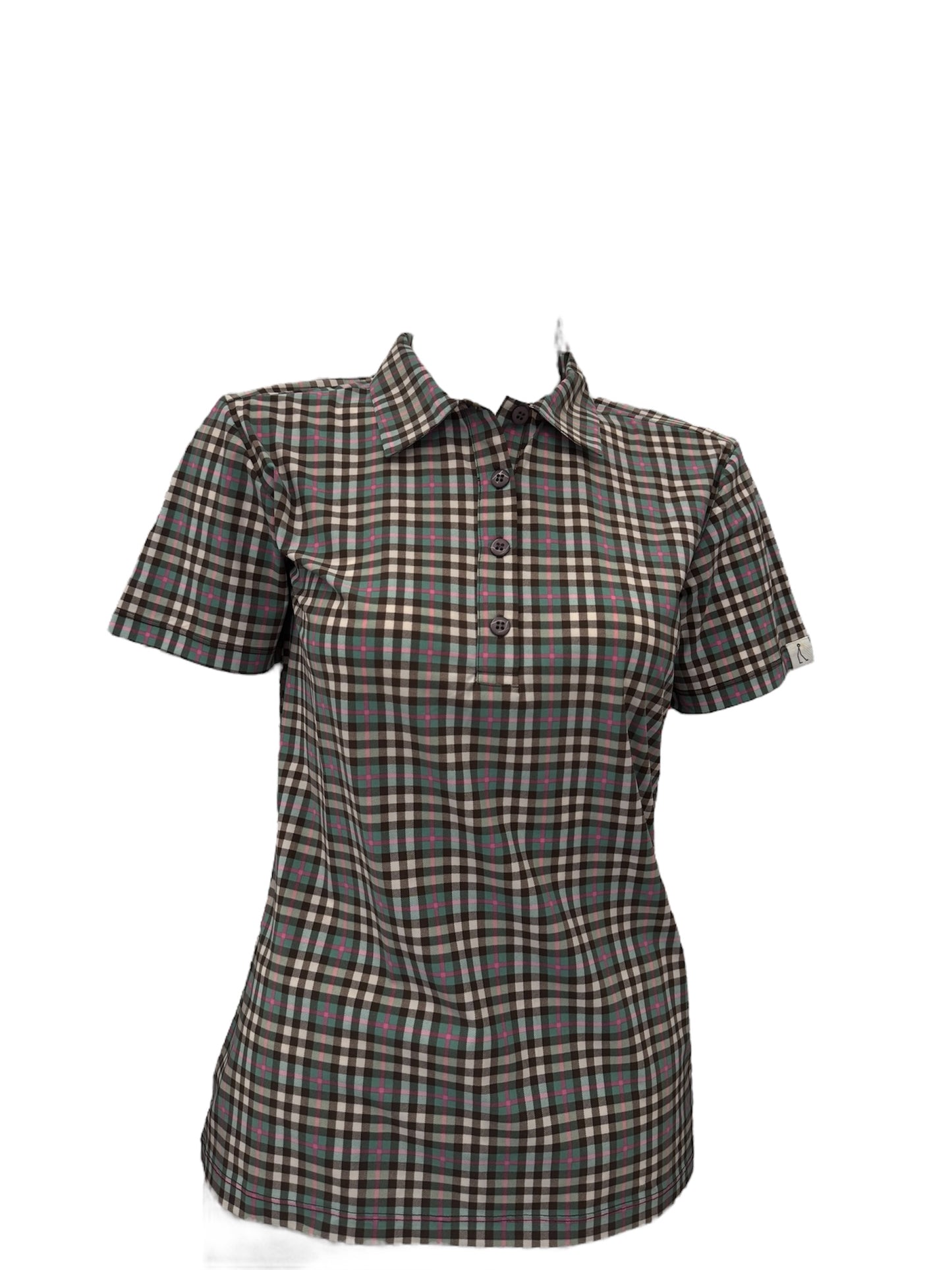 Polo femme carreaux