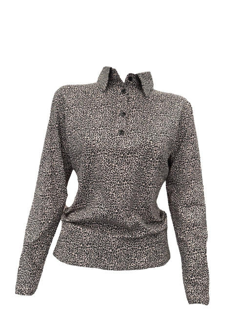 Polo de golf femme guépard