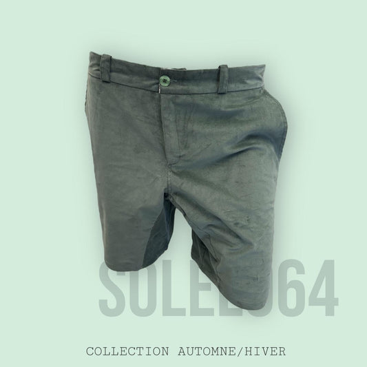 Short Velours Olive
