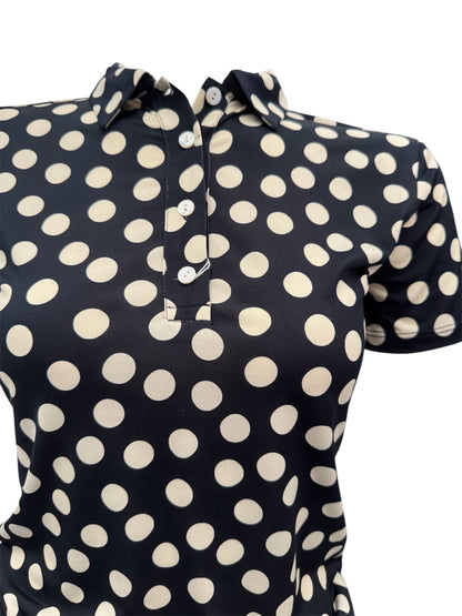 Polo femme petit pois
