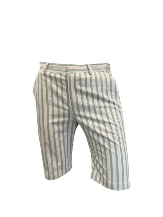 Short Rayé Vert