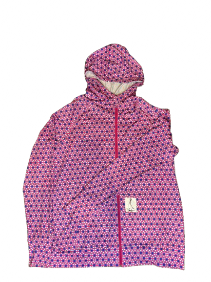 Veste à Capuche Labyrinthe Rose
